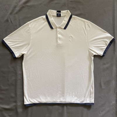 Vintage Nike Court The Alpha Project Polo Shirt Mens Size Medium White 90s Y2k