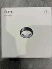 Oura Ring 4 Smart Ring Activity Tracker Size 7 (JZ90-54144-07) Black New Sealed