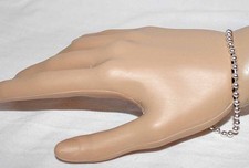 8" Sterling Silver Large Ball Signed Bracelet 925 Mexico MD28Y + Mag GIFT BOX