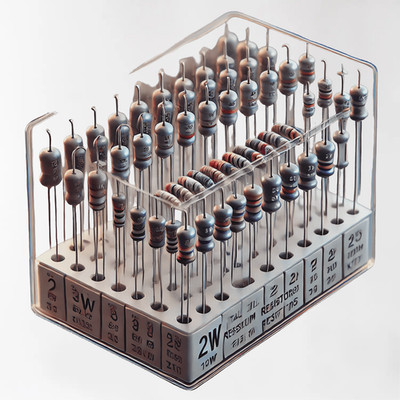 100pcs x 1/4W Watt 0.25W Metal Film Resistor ±1% 1R Ω to 1K Ω Ohm
