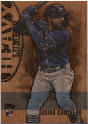 Junior Caminero #HL-63 2024 Topps Heavy Lumber card