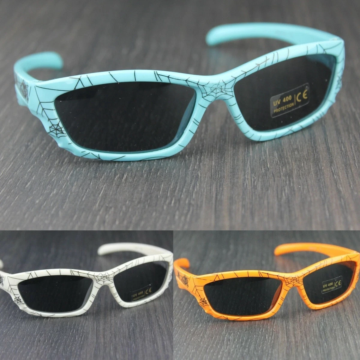 Spider Web Sports Shield Light Flex Frame Polarized UV400 Sonnenbrille