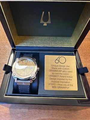 Bulova special edition Grammy awards watch- Precisionist Collection.
Never worn s-l1200.jpg main image 4