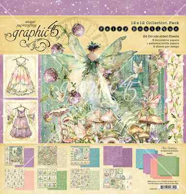 Grafik 45 12'' x 12'' Fairy Boutique Kollektionspaket 4503044