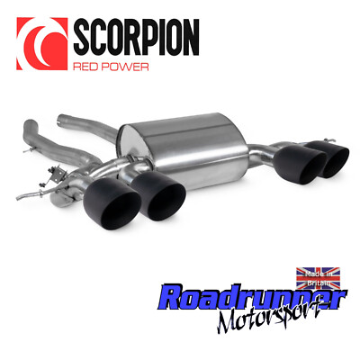 Scorpion BMW M3 Auspuff G81 Touring Achse hinten inkl. Endschalldämpfer schwarz SBM100C