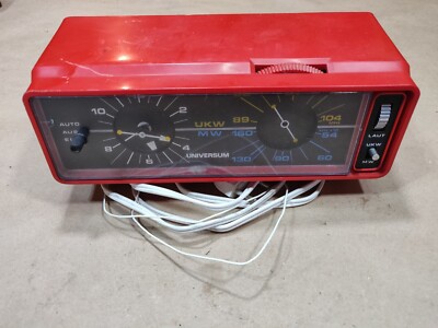 Vintage Quelle Universum W 1955 U UKW/MW-UHRENRADIO Radio