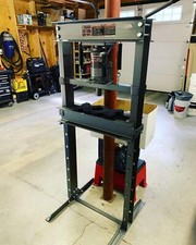 Hydraulic Shop Press Floor Press 20 Ton Steel H-frame W Arbor Press Plates New Hydraulic Shop Press Floor Press 20 Ton Steel H-frame W Arbor Press Plates New
