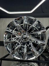 28 Inch Chrome Forgiato Flow 004 6x139.7 Escalade Tahoe Wheels Rims