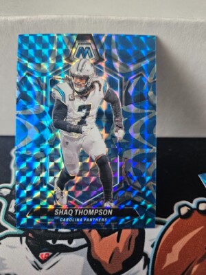 2024 Panini Mosaic SHAQ THOMPSON Carolina Panthers Reactive Blue Prizm #32