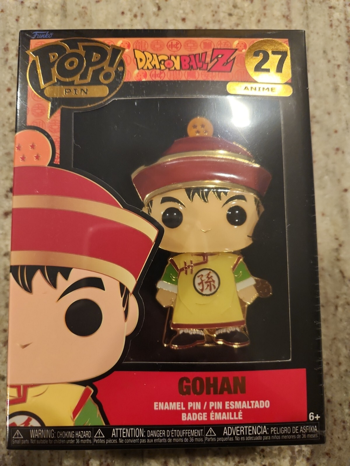 FUNKO POP! PINS ANIMATION: Dragon Ball Z - Gohan [New ] Pin