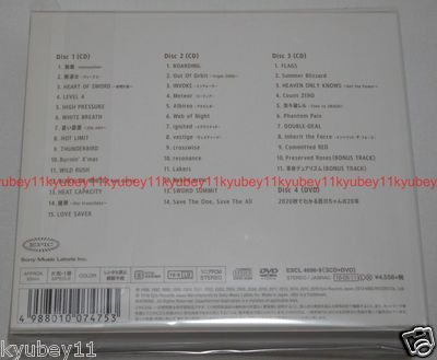 New 2020 T.M.Revolution ALL TIME BEST First Limited Edition 3 CD