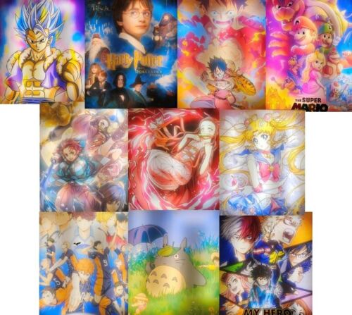 🔥 Anime LED Picture Frame Demon Slayer DBZ Harry Potter  Super Mario And More🔥 - Picture 1 of 15
