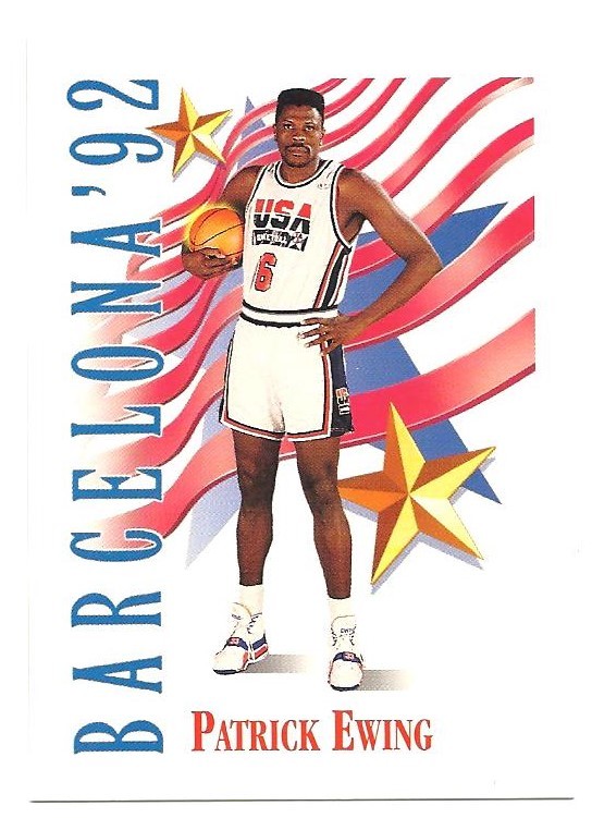 NBAカード　panini Patrick Ewing 1of1 1991-92 Patrick Ewing NBA Hoops USA Basketball Team Card #53