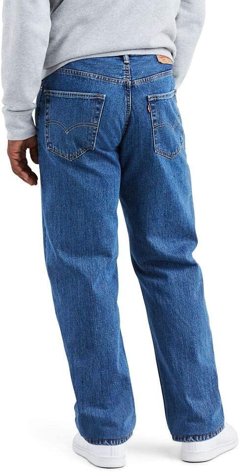 Levi's 550 Mens Relaxed Fit Stonewash Blue Denim Jeans All Sizes Reg Big Tall thumbnail 2