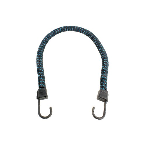 SuperBungee Black/Blue 24-In Cord with 2 Steel-Core Molded Hooks 88817