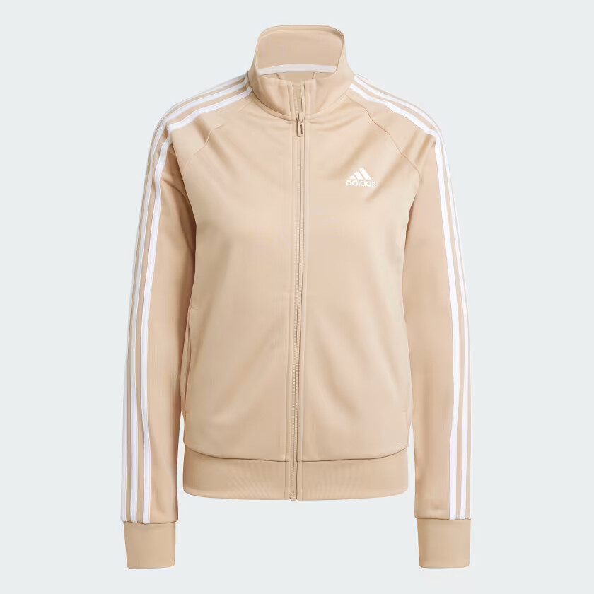 古*屋様 ventexタグ　クリーム色 ストライプ ジャージ　adidas ビン 希少 70年代 VENTEX社製 adidas アディダス 襟ニット ジャージ