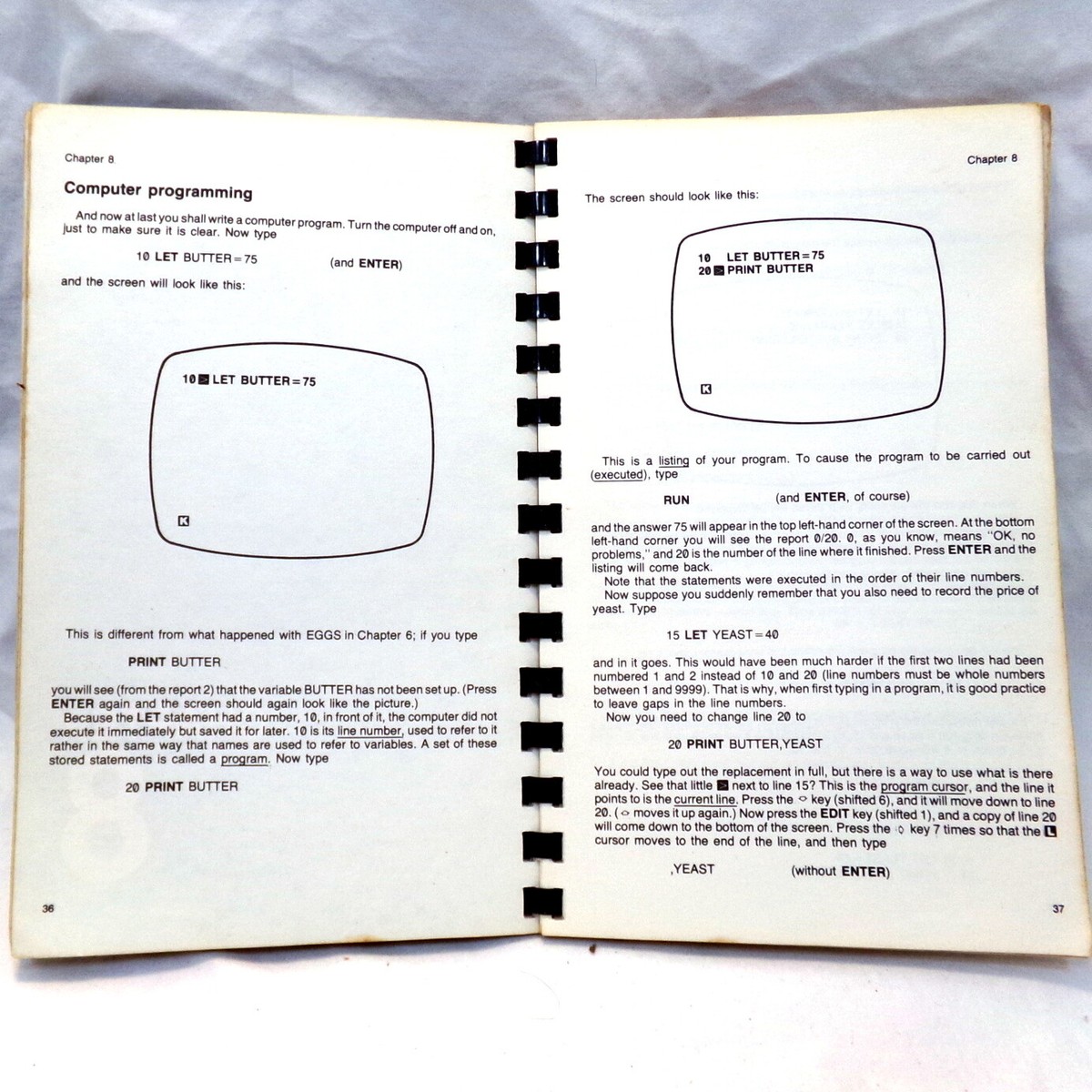 ZX81 Basic Programming Book for Vintage Sinclair Computer