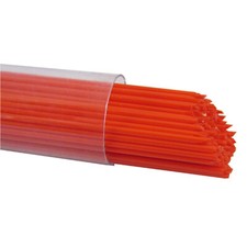 Oceanside Stringers Approx.1/25"DIA.x17"L. Orange Semi-Opal 5OZ. Tube 96 COE.