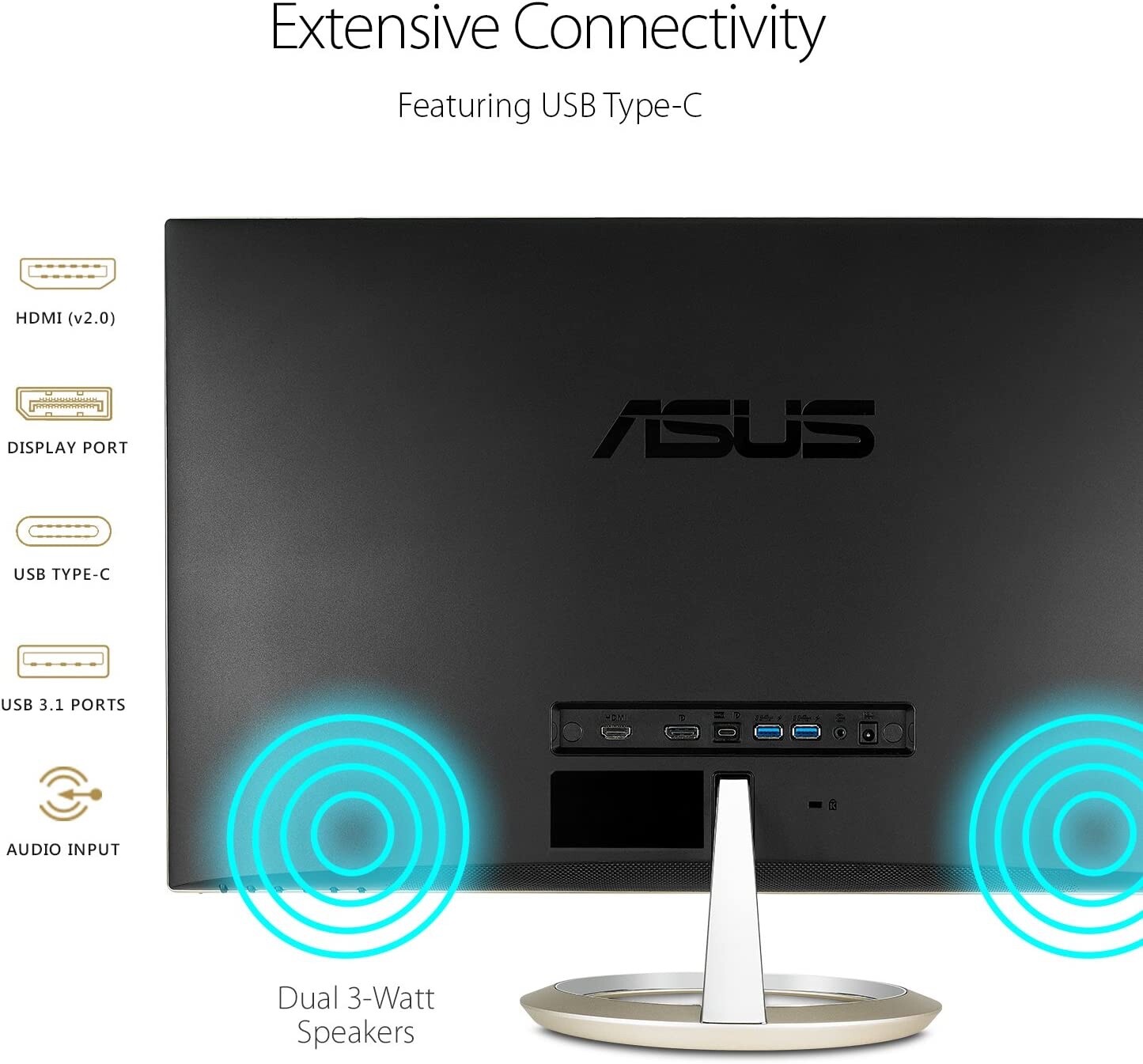 ASUS Designo MX27UC 27" Monitor 4k UHD IPS DP HDMI USB Type-c Eye Care for  sale online | eBay