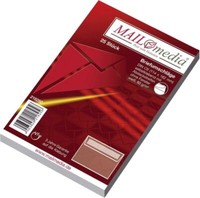 Mayer-Network 218250 Briefumschlag C6, Weiß, Haftklebend, Ohne Fenster, 80 G/Qm,