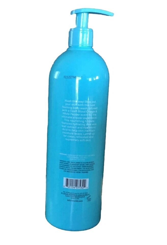 Gel de ducha Bliss CLOUD 9 gel de ducha nutritivo naranja sangre y pimienta blanca 28 oz Foto 2 de 2