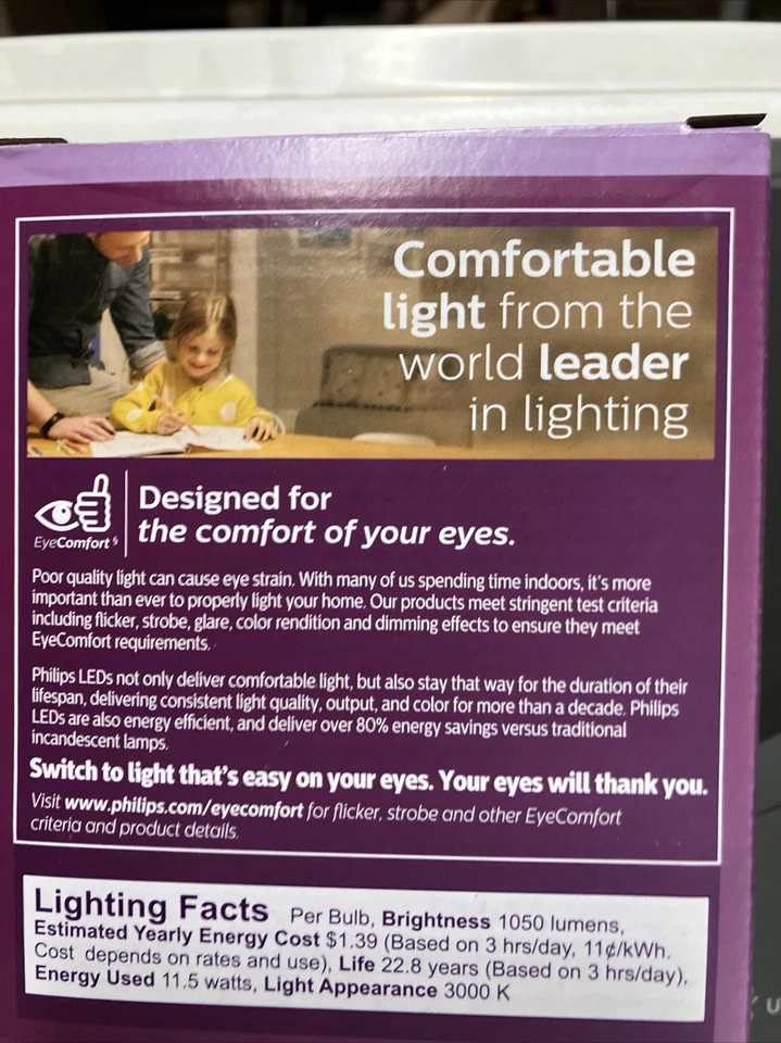 Philips Bright White 100W Equivalence PAR30L Long Neck E26 Base 1050 lm. - Image 2 of 3