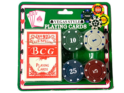BCG No.92 Club Special ポーカーセット Poker Chips & BCG Playing