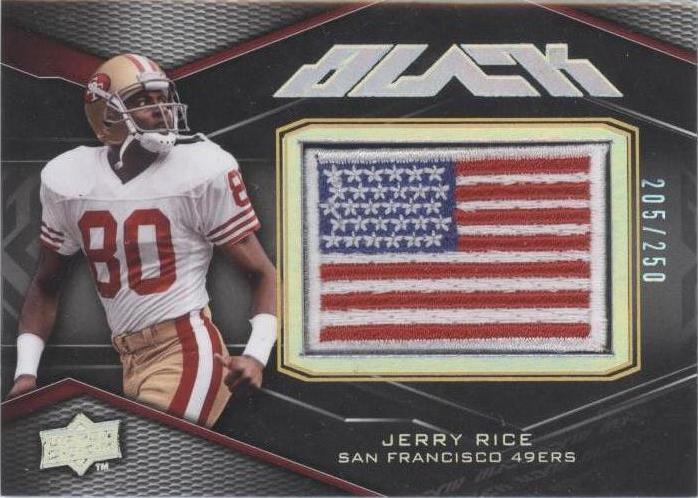 2009 Upper Deck Black - Jerry Rice #82 /250 for sale online | eBay