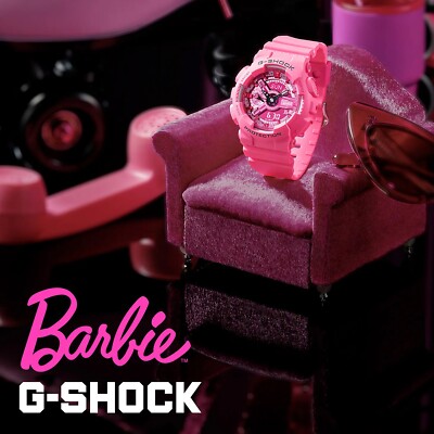New Casio G-Shock Barbie Collaboration Model GMAS110BE-4A Limited