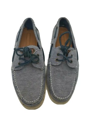 Tommy Hilfiger Boat Shoes Men Size EU 44 TM Bowman Blue Non-Marking 