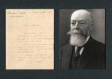 PRESIDENT of FRANCE 1931-1932 Paul Doumer autograph letter signed & mounted