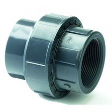 PVC Unions  :  Solvent Weld x BSP Threaded  :  Metric & Imperial 