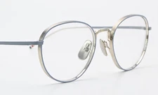 Thom Browne Glasses Frame Tbx119 A 01 SLV Gry Matt Grey Silver Panto Light Japan