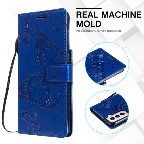 Butterfly Leather Card Wallet Case For Samsung S25 S24 S23 S22 S21 Ultra Plus - Foto 50 di 72