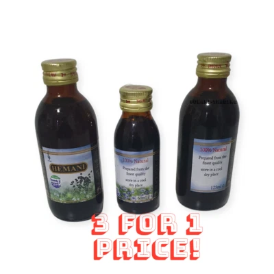 SWERA Hemani Black Seed Oil 125ml 100% Pure Natural Nigella Sativa Cumin Kalonji Oil