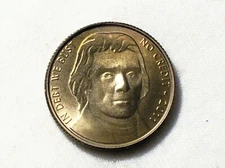 Daniel Carr - 2011 Hard Times Token-Thomas Jefferson, Copper-Nickel, Reeded Edge