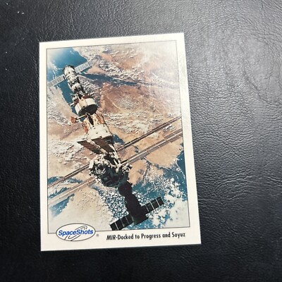 Jb12 Space Shots 1990 1992 Series 3 #0254 Mir Docked To Progress And Soyuz