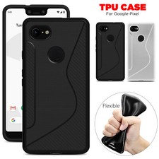 Image of Case For Google Pixel 3 / 3 XL Shockproof Silicone Phone Gel S-Line Phone Cover