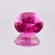 14 x 11 MM Ceylon Pink Sapphire 11.35 Ct Natural Flawless Gemstone GITCertified