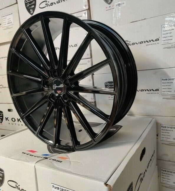 22'' Giovanna Verdi Gloss Black Tires fit Maserati Levante Flex Explorer Taurus