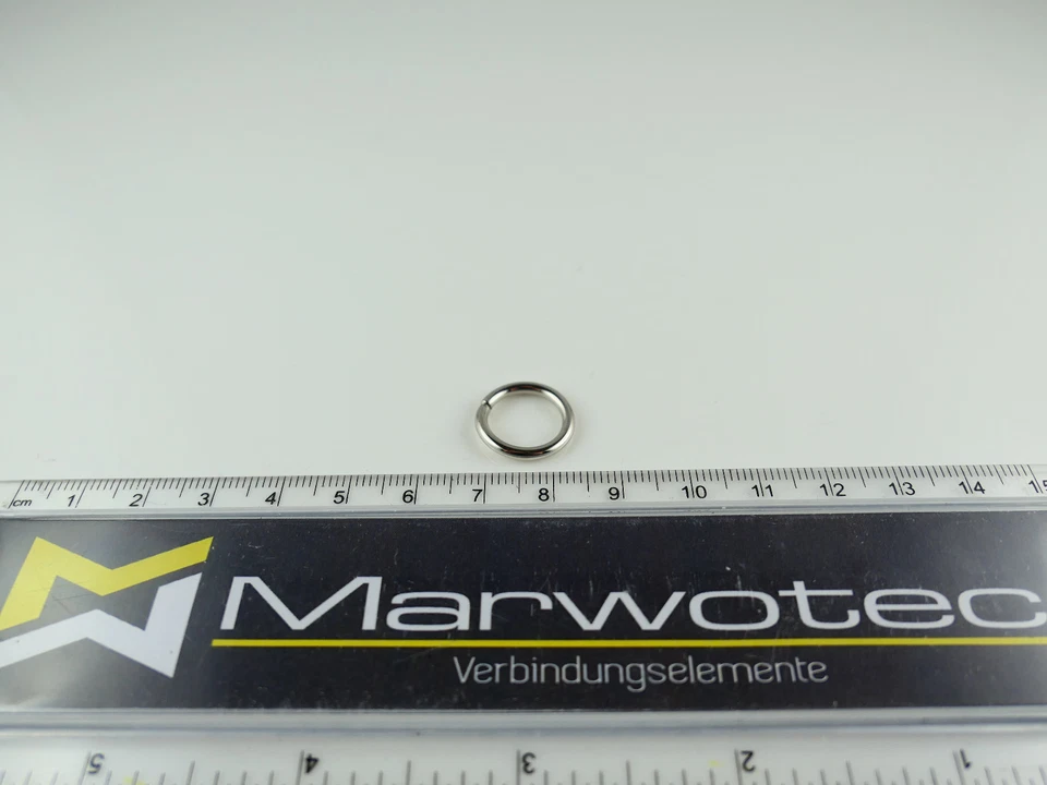 Rundring O-Ringe D-Ringe Stahl vern. Halbrund Ring Halbrunde D Ringe D-Ring - Bild 3 von 4