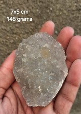 Yellow fluorite ball on rainbow quartz anandalite quartz matrix base # 148