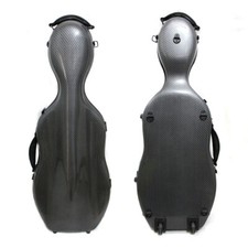 Yinfente Black 15-16.5 Inch Viola Case Viola Box Carbon Fiber Strong Durable