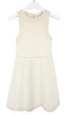 Robe Sandro Ariane Femme (UE) 36 En Maille Embellie De Perles Factices Midi