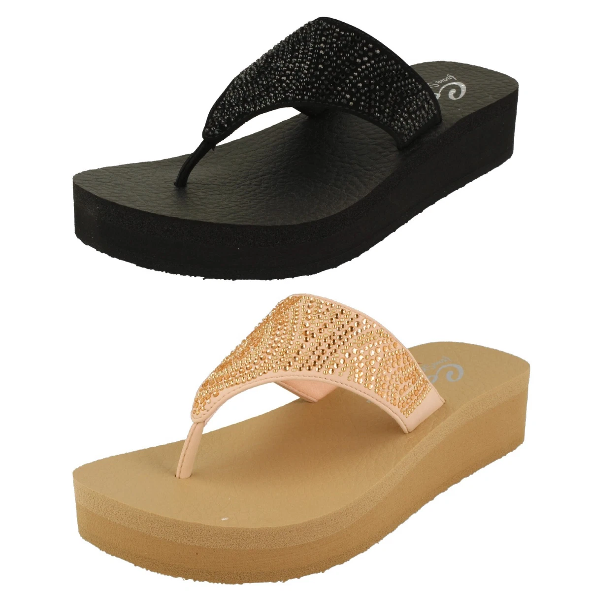 Zapatos skechers top mujer plataforma italiana
