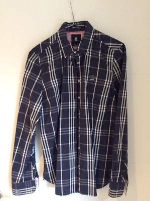 Bluse von Gaastra in blau-weiß kariert, Größe ''M''