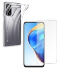 COVER TRASPARENTE + PELLICOLA VETRO TEMPERATO PER XIAOMI MI 10T PRO CUSTODIA TPU