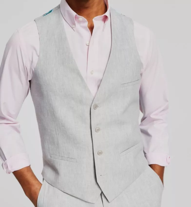 Pink shirt hotsell grey waistcoat