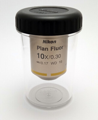 Nikon Plan Fluor 10x/0.30 WD 16mm Microscope objective
