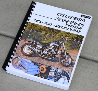 YAMAHA VMAX サービスマニュアル 1990-1998 1985-2007 Yamaha V-Max VMax VMX 1200 SERVICE & REPAIR MANUAL | eBay